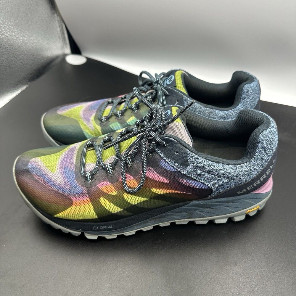 Merrell Antora 2 Trail Running Shoes Womens 11 Wide Vibram Multicolor J135430W